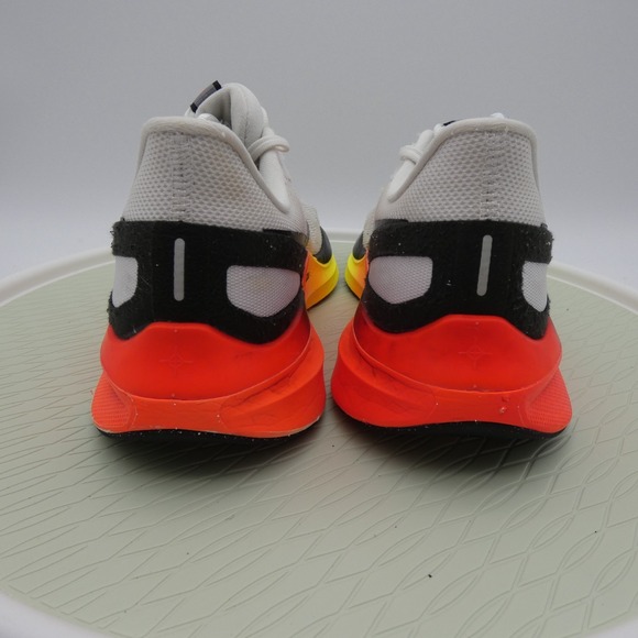 Nike Structure 25 HF4913-100 Mens 11 Running Shoes White Bright Crimson Sneakers - Picture 4 of 9